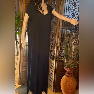 NWOT Ink + Ivy Black Maxi Casual Dress XL